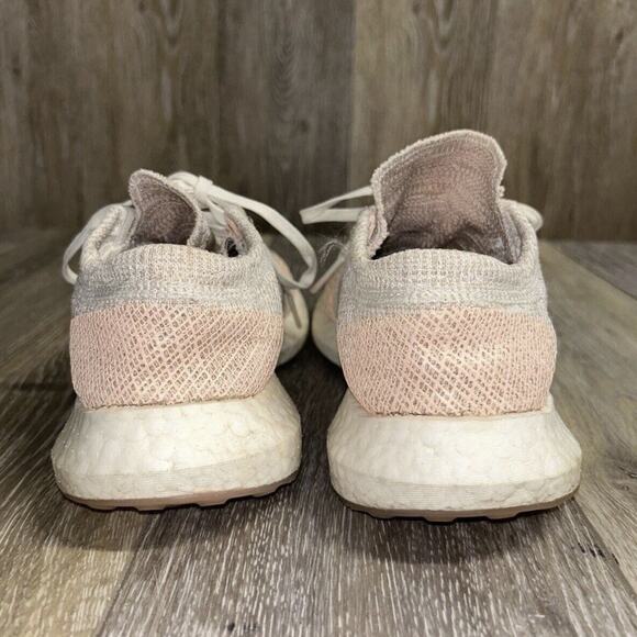 Adidas Women's US Size 7.5 Pureboost Go Cream Pink Running Sneaker Shoes G54519 - Picture 7 of 11